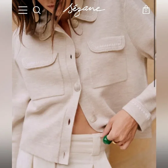 Sezane Betty Cardigan - Picture 4 of 12